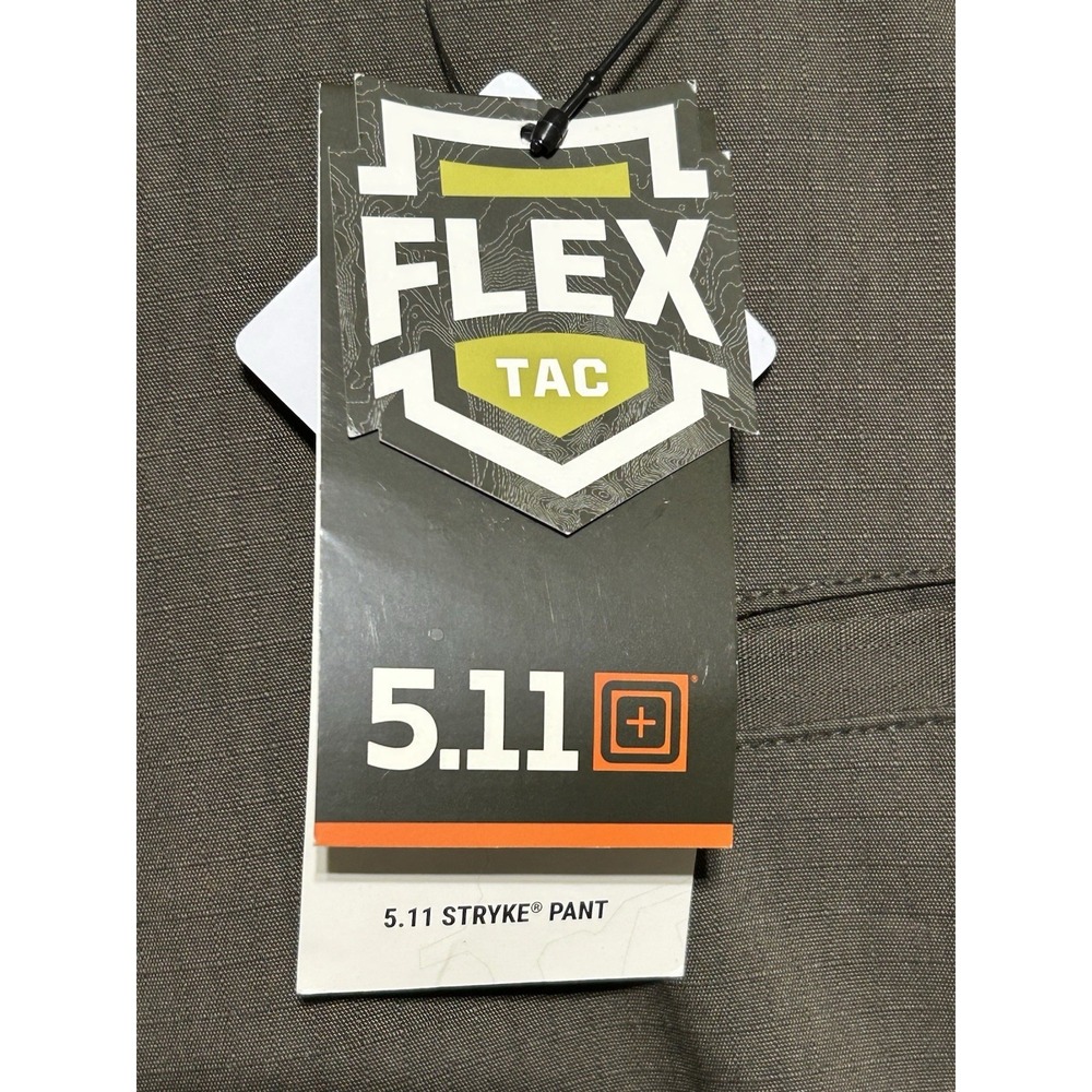 5.11 Tactical Stryke Pants Flex Unhemmed Mens 46 Green 74369L New - Picture 8 of 16